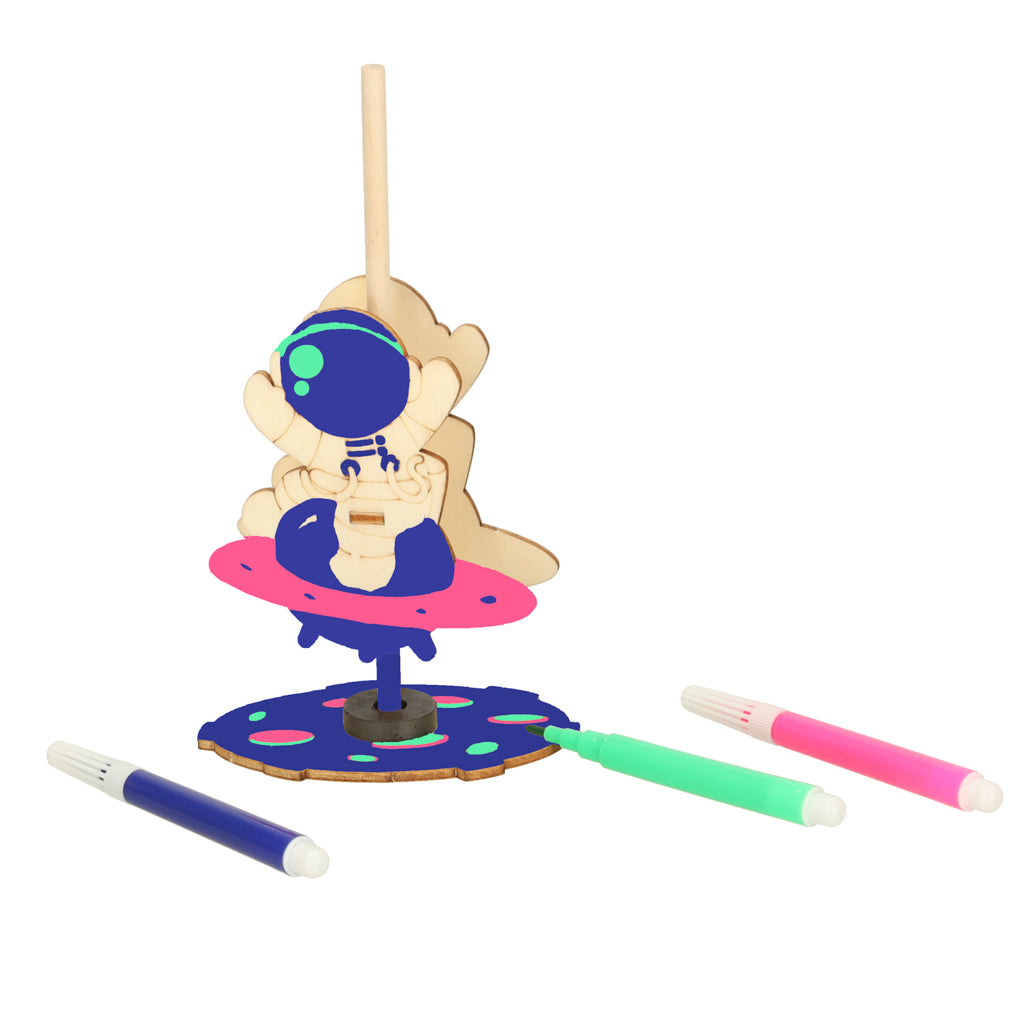 STEAM zinātnes eksperiments ar magnētiem 4in1 – koka DIY komplekts (8+)