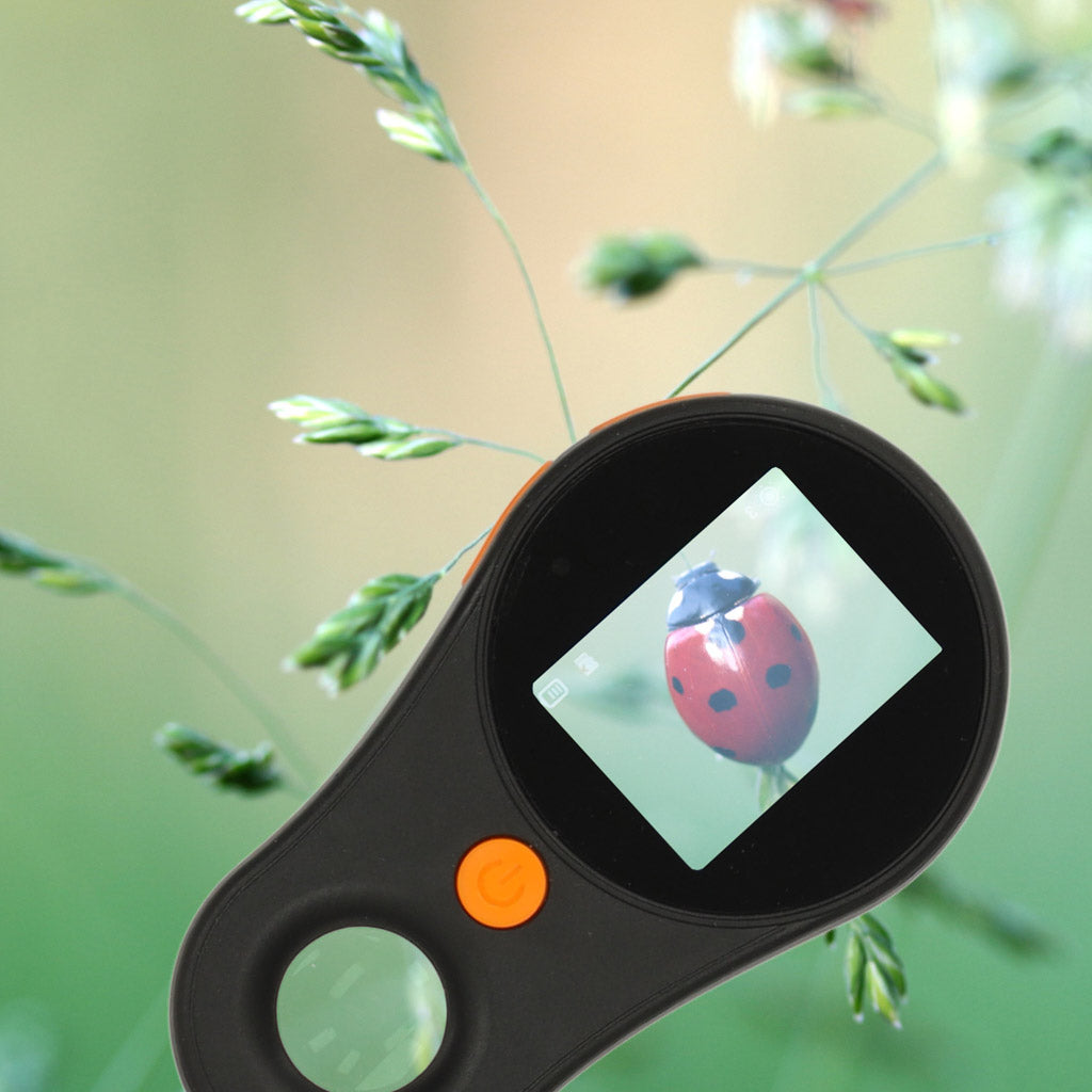 Digitālais USB mikroskops–lupa bērniem 500×, 2 MP ar 8 LED (3+)