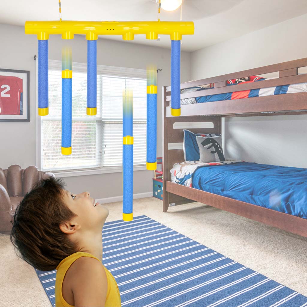 Interaktīva piekarināma nūjiņu spēle ar gaismu un balss signāliem (USB), 3+