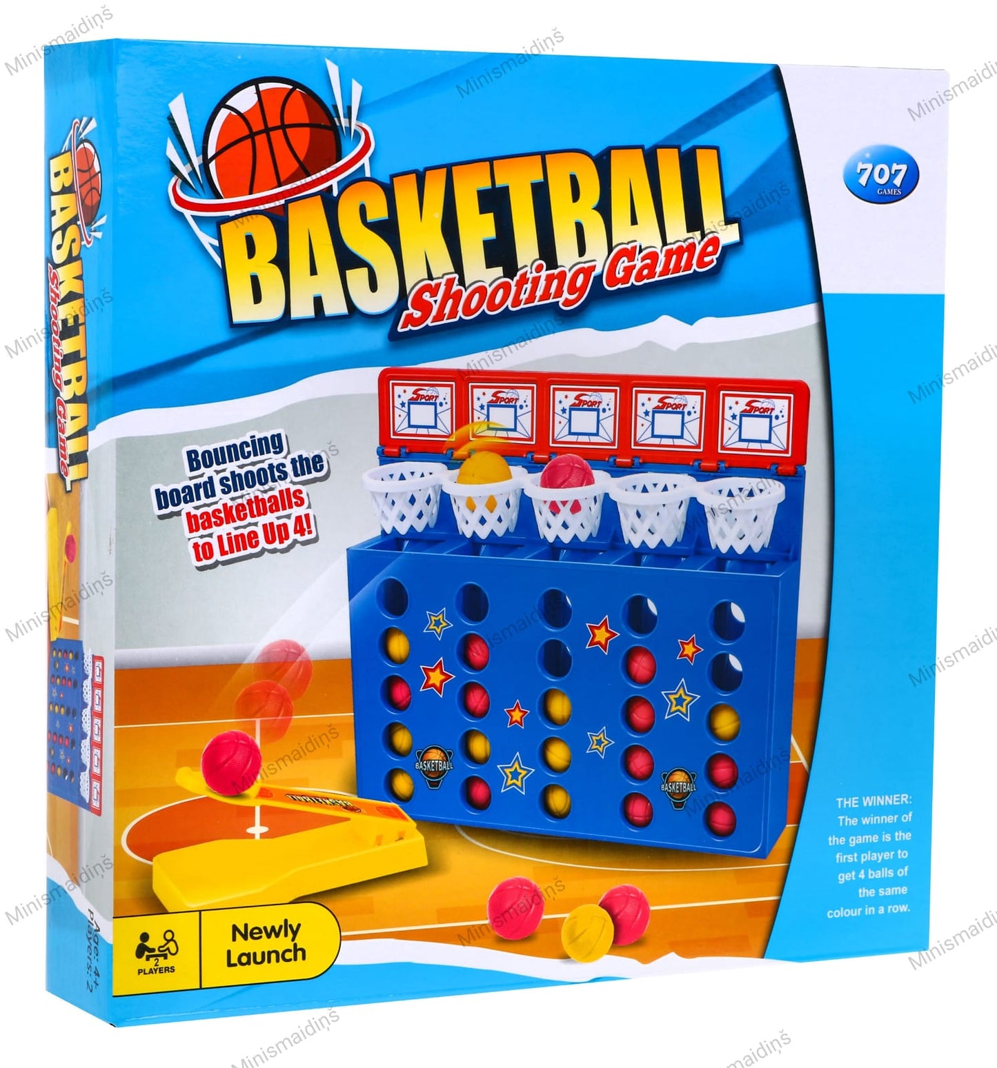 Galda spēle "Basketbols - 4 pēc kārtas"