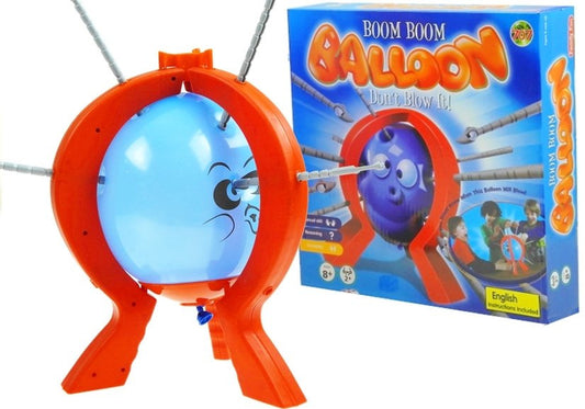 Galda spēle ģimenes vakariem vai bērnu ballītēm.
Piepūsts zils balons, 10 kociņi
