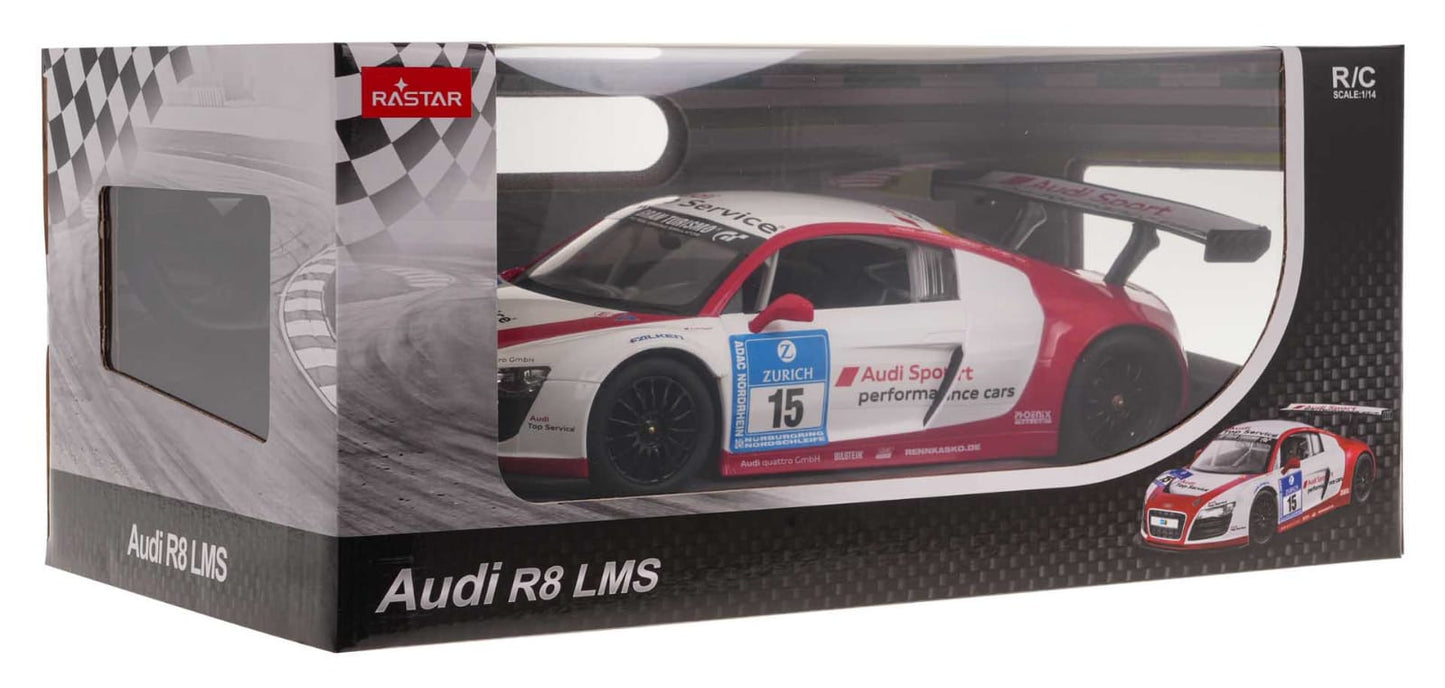 R/C 1:14 AUDI R8 LMS Performance ar tālvadības pulti, RASTAR