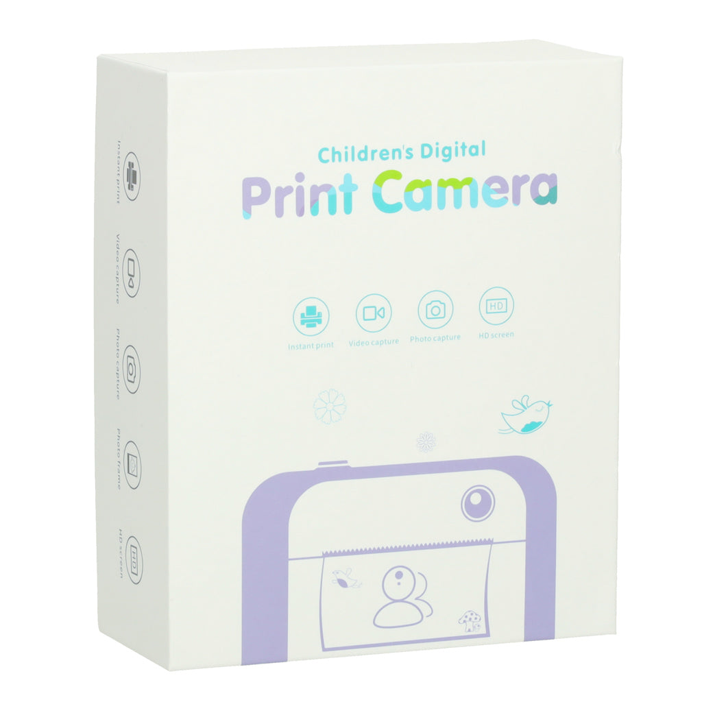 Bērnu instant kamera ar termoprinteri, video un spēlēm (zaļa) + 32GB karte