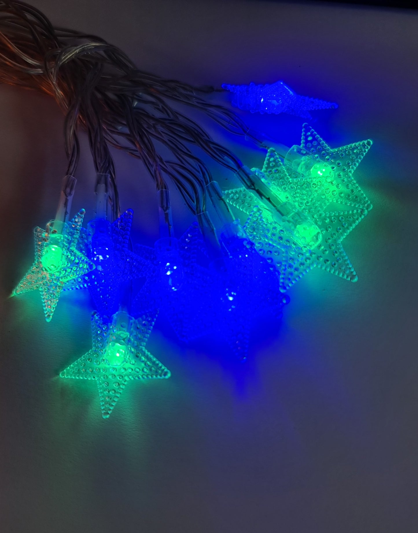 LED virtene "zvaigznītes" 3m, krāsainas, USB