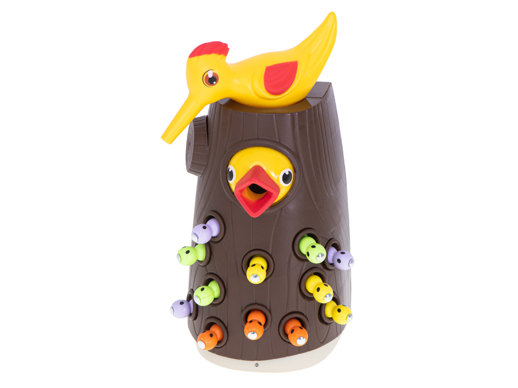 Magnētiskā arkādes spēle “Pabaro putniņu – izvelc tārpiņus”, 3+