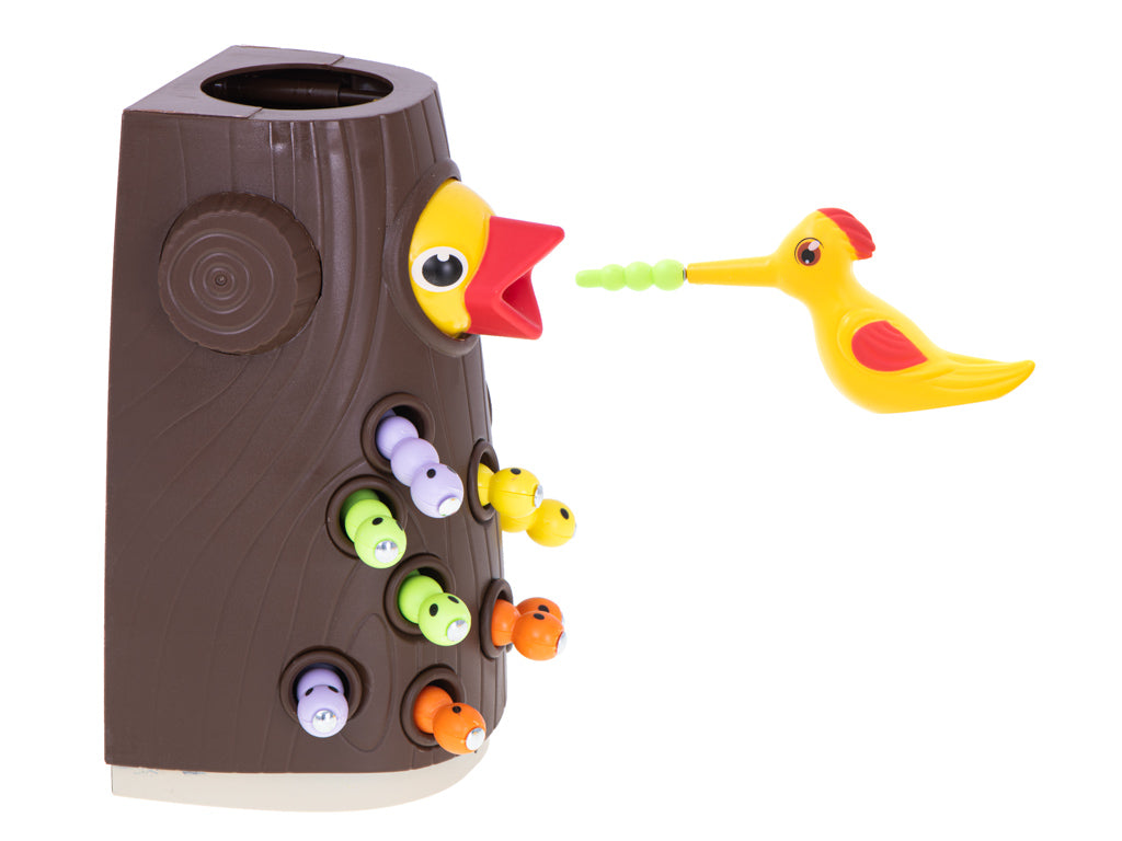 Magnētiskā arkādes spēle “Pabaro putniņu – izvelc tārpiņus”, 3+