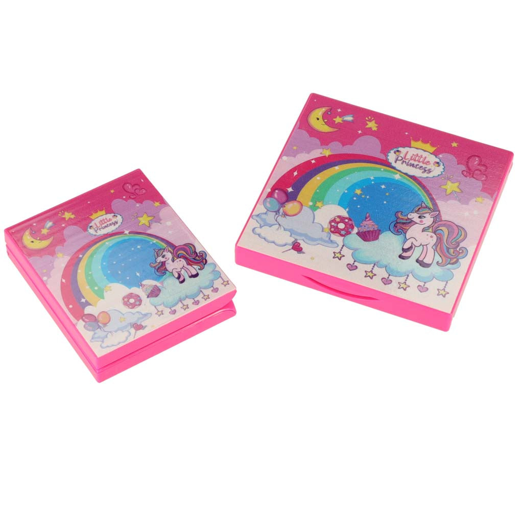 Bērnu rotaļu kosmētikas komplekts 21 gab. ar vienradža somiņu (5+)