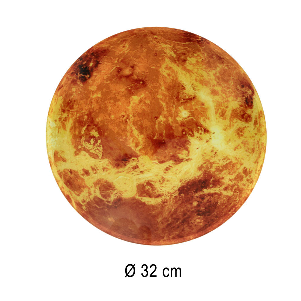 LED sienas pulkstenis “Marss” 32 cm ar datumu un temperatūru