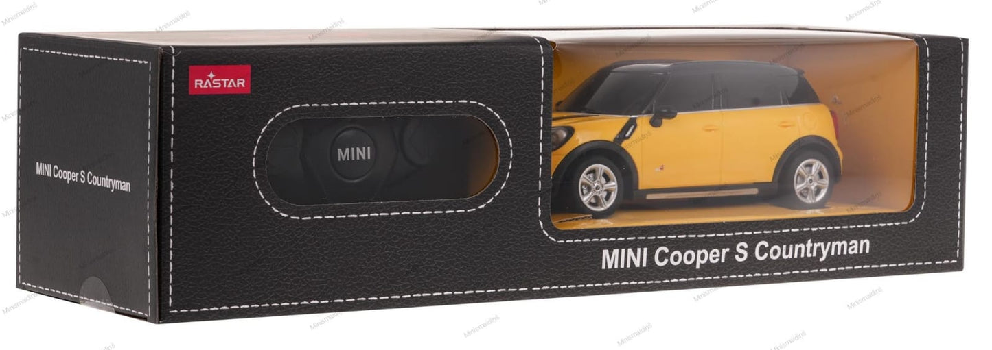 R/C 1:24 Mini Cooper S Countryman dzeltenā krāsā, RASTAR