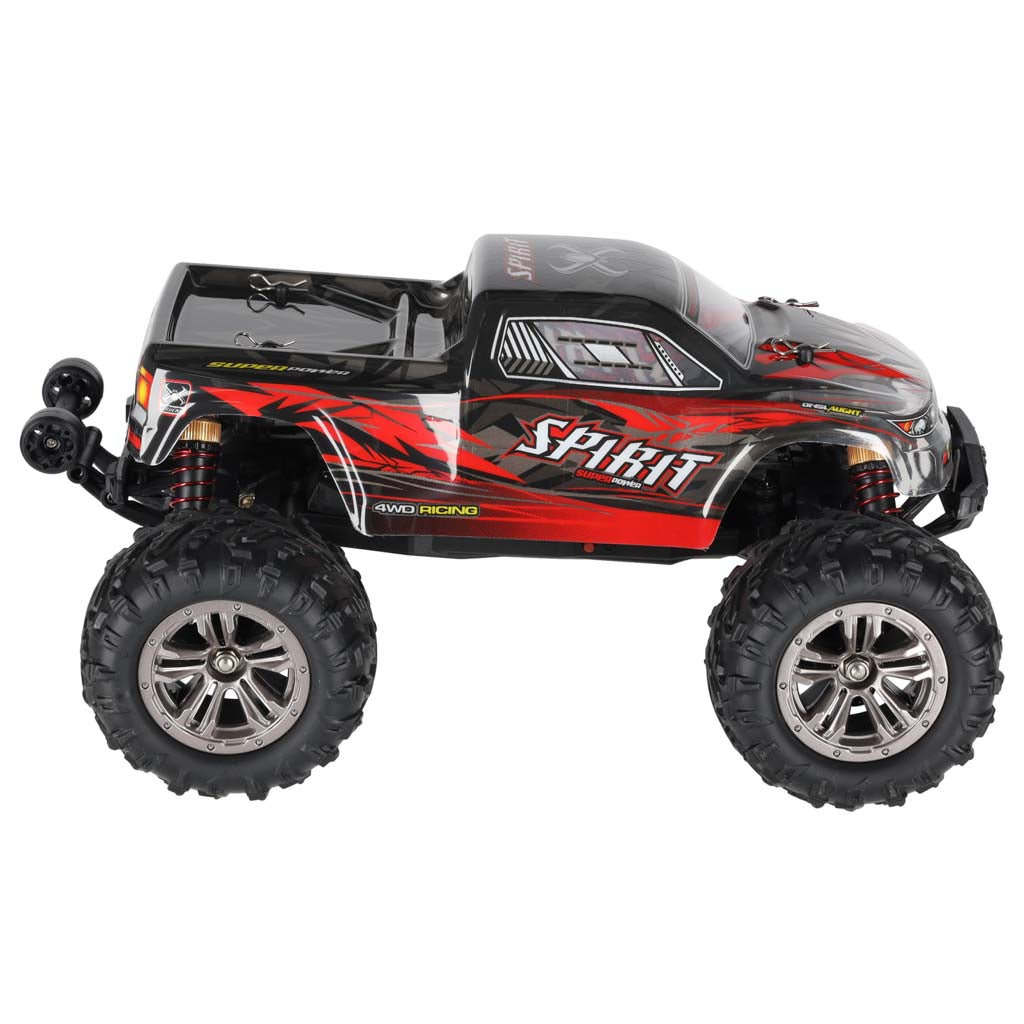 RC auto spirit Brushless 1:16 (2.4GHz, 60 m) – sarkans