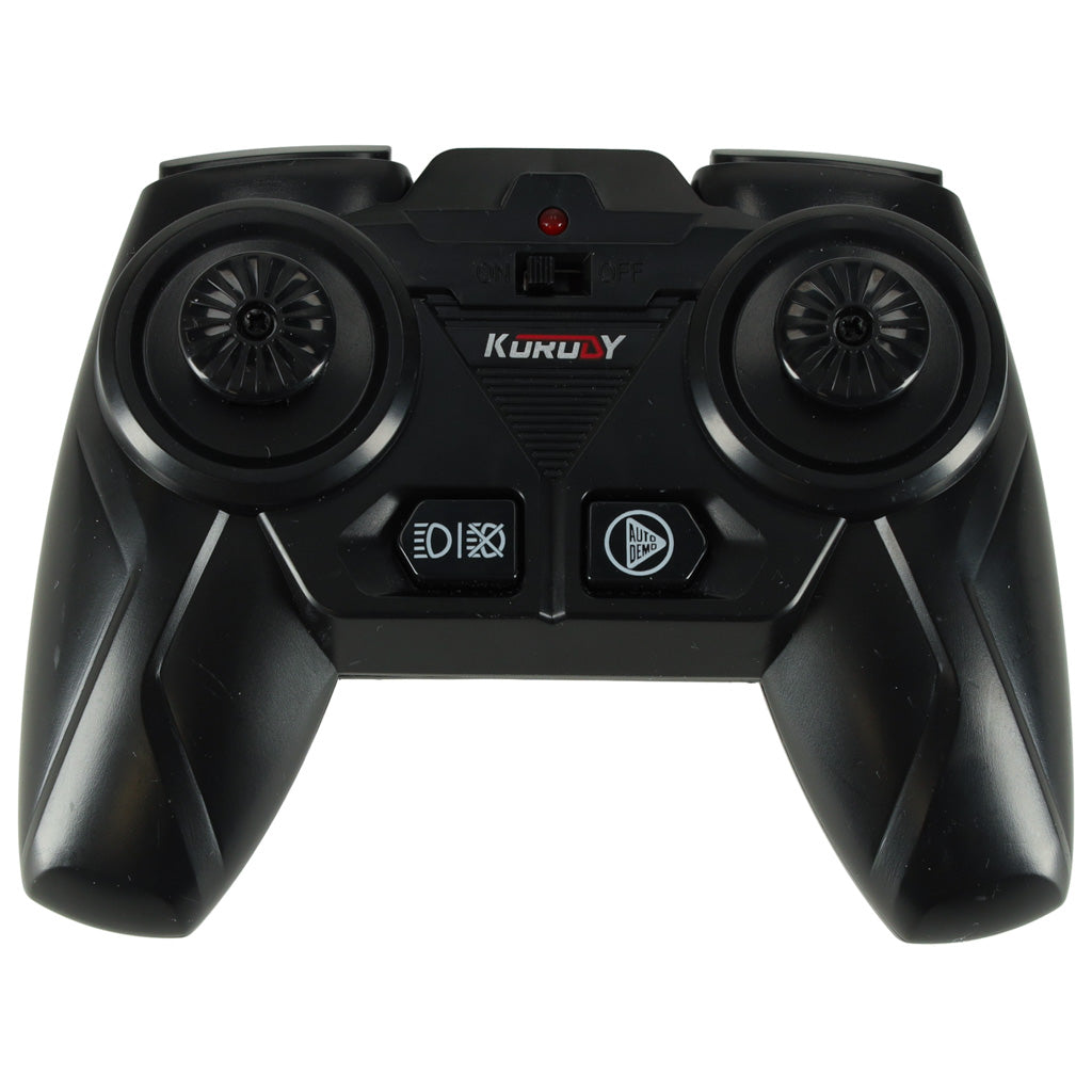 RC traktors ar piekabi un baļķu pacēlāju, 1:24 (2.4 GHz, gaismas/skaņas, 3+)