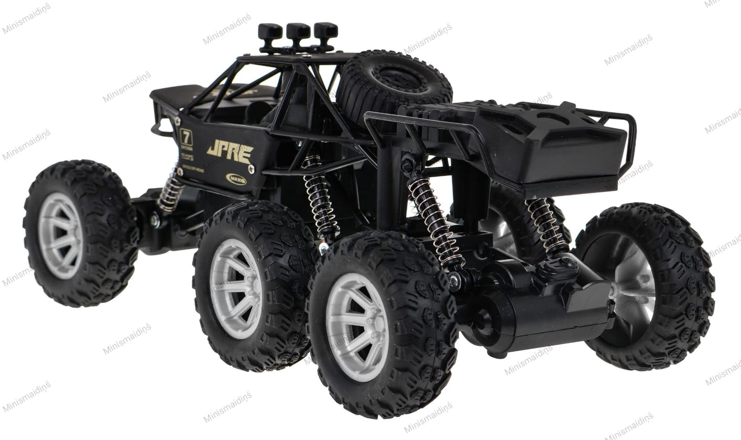 ROCK EXPLORER 4x4 metāla apvidus auto ar tālvadības pulti 27Mhz, melns