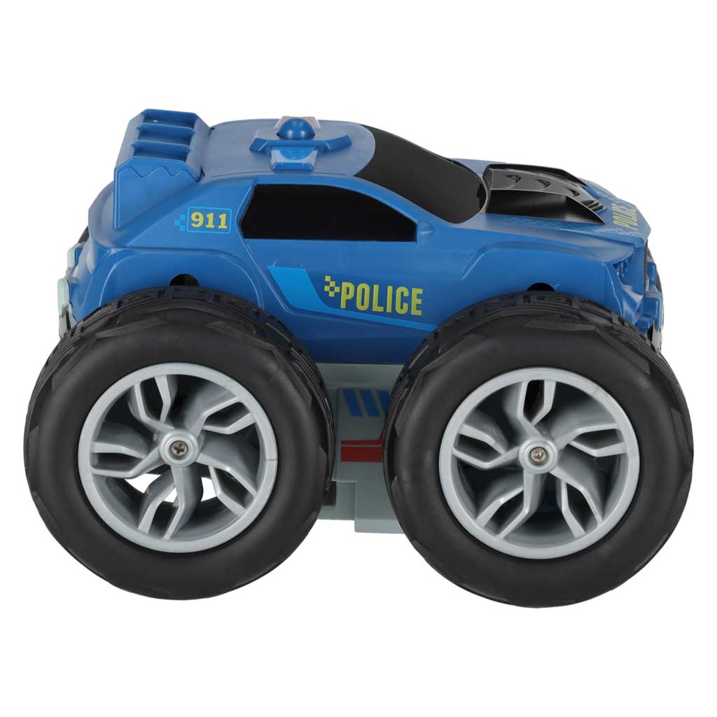 Revolt divpusēja RC triku automašīna 2-in-1 – ugunsdzēsēju un glābšanas auto