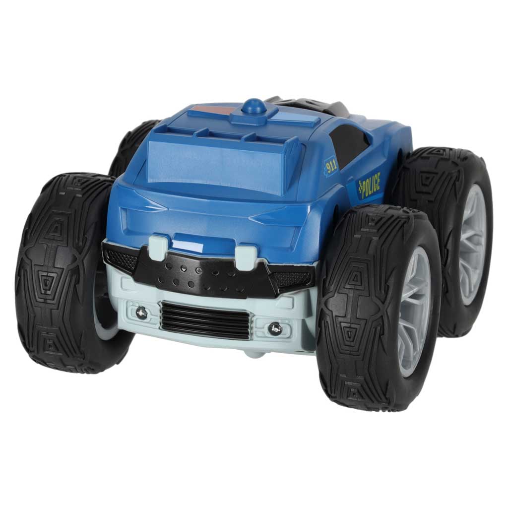 Revolt divpusēja RC triku automašīna 2-in-1 – ugunsdzēsēju un glābšanas auto