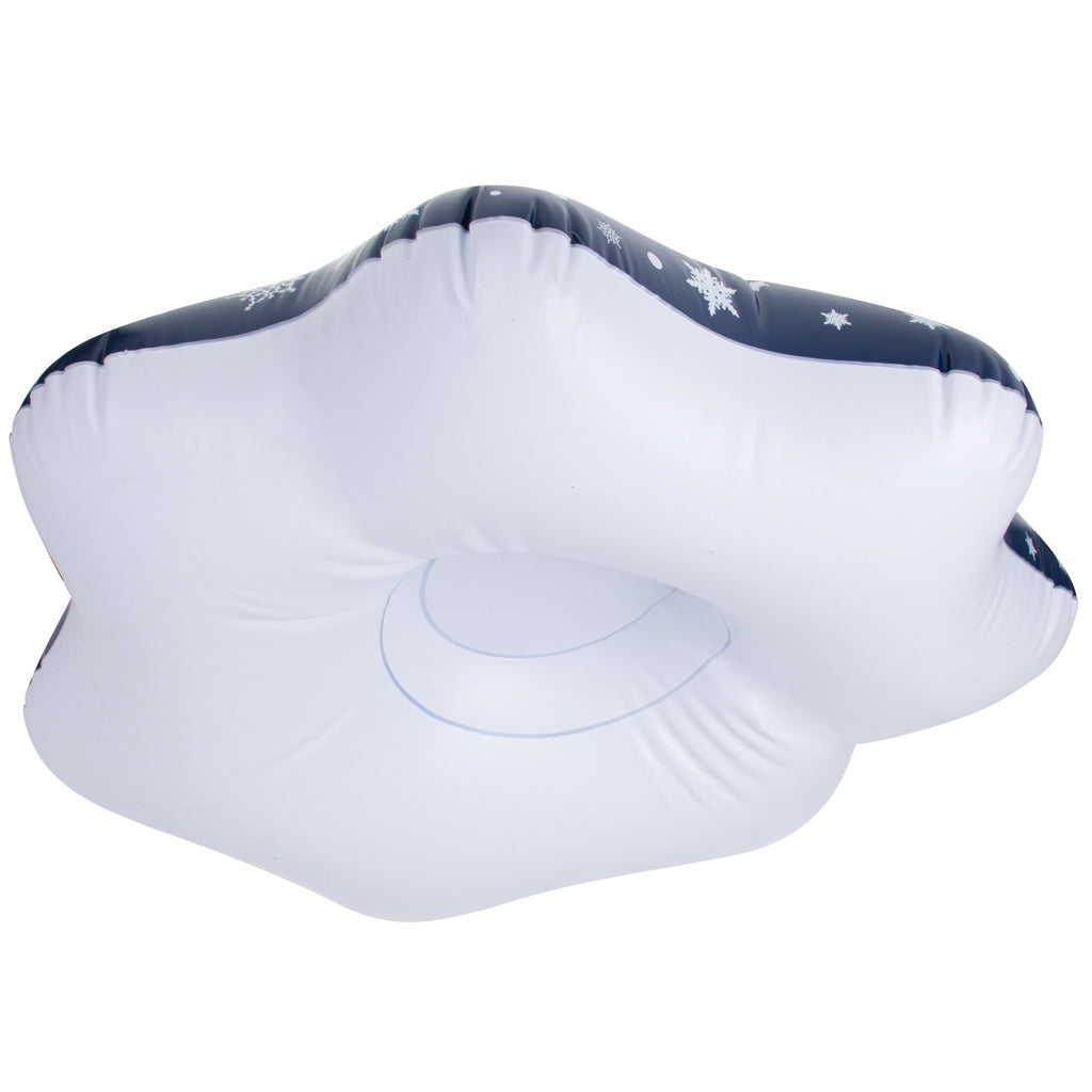 Piepūšamais sniega tubings 110 cm ar rokturiem (līdz 110 kg)