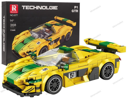 Dzeltens sporta auto konstruktors, GTR, 351 detaļas, REOBRIX