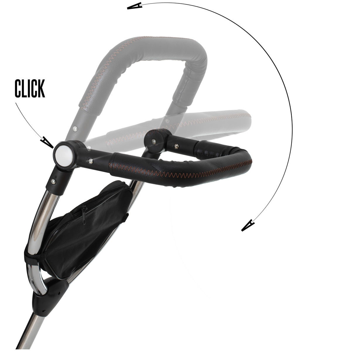 Bērnu trīsritenis TRIKE FIX V3 360°  1–6 gadi  Melns
