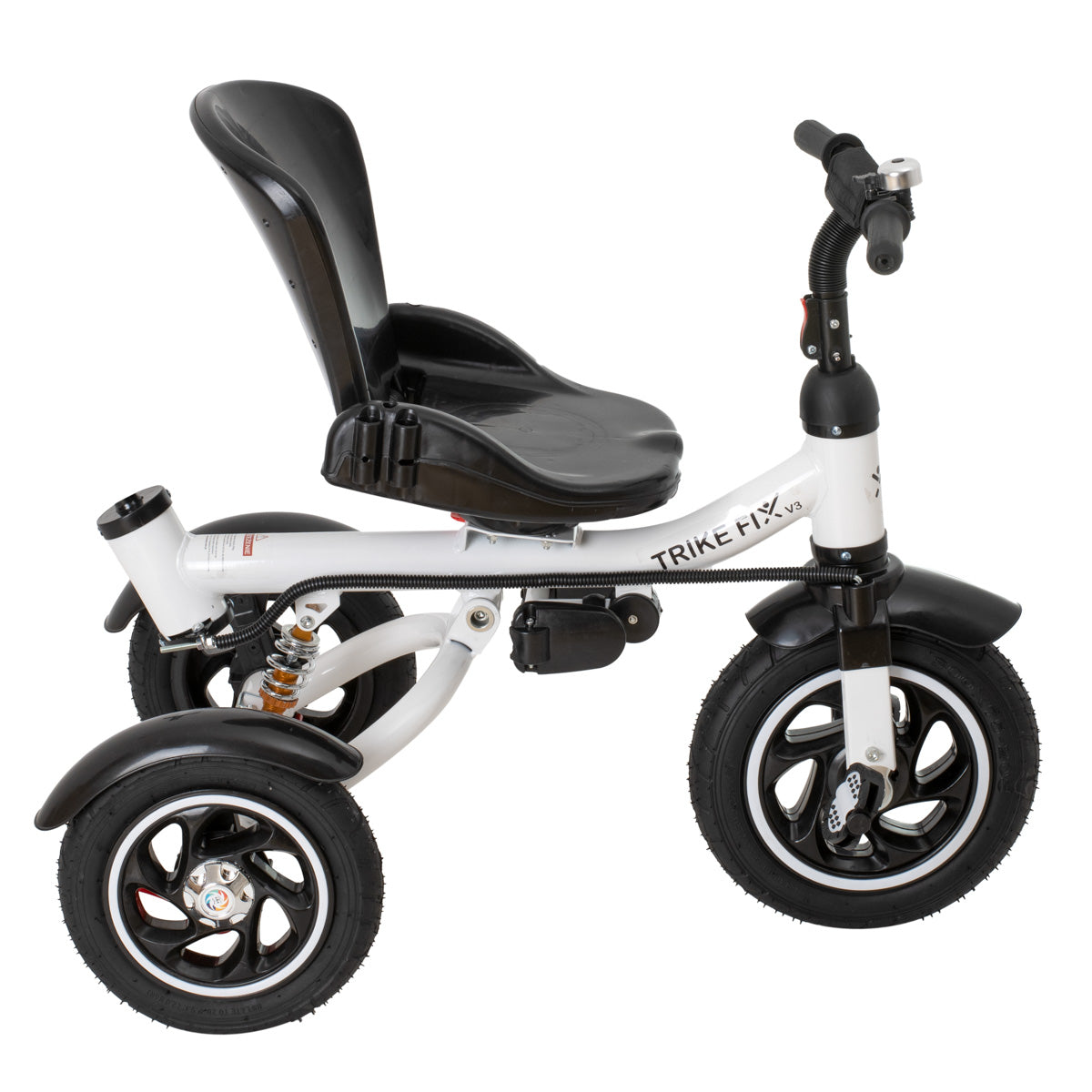 Bērnu trīsritenis TRIKE FIX V3 360°  1–6 gadi  Melns