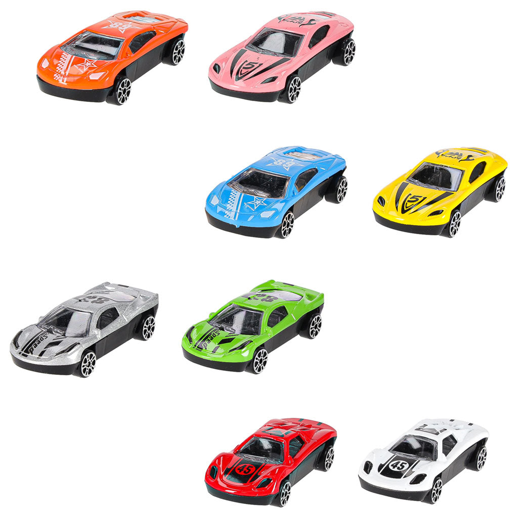 Auto pārvadātājs–trase ar mašīnām (210 cm, 8 auto)