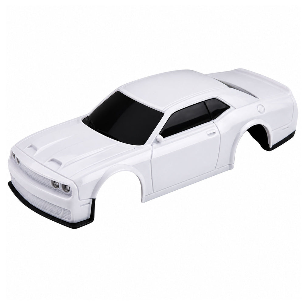Balta maināmā virsbūve tālvadības drifta auto mērogā 1:43