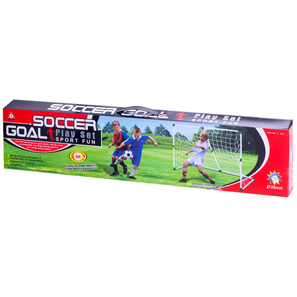 Bērnu futbola vārtu komplekta iepakojums 2in1