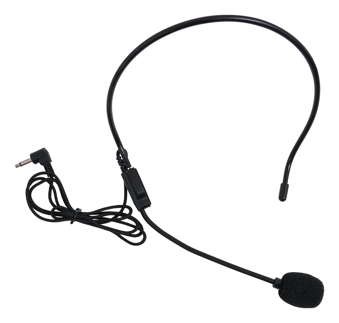 Bērnu rotaļu ģitāras melns austiņu mikrofons ar vada pieslēgumu