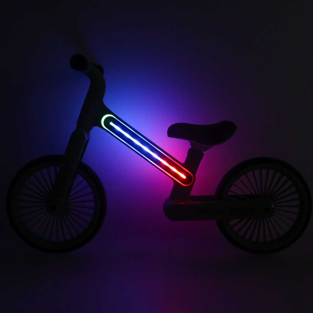 Bērnu līdzsvara velosipēds Trike Fix Glow ar LED apgaismojumu tumsā