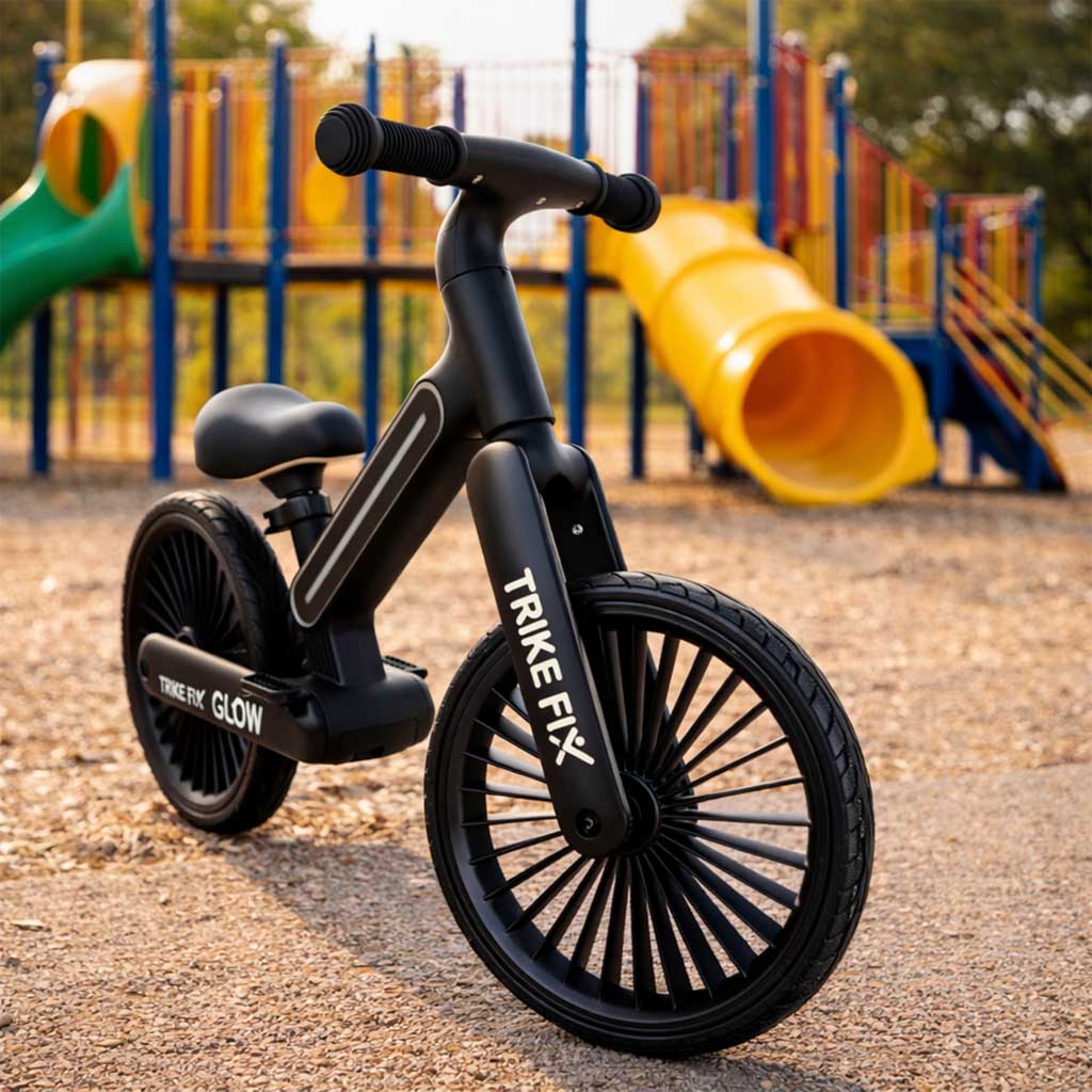 Bērnu līdzsvara velosipēds Trike Fix Glow rotaļu laukumā