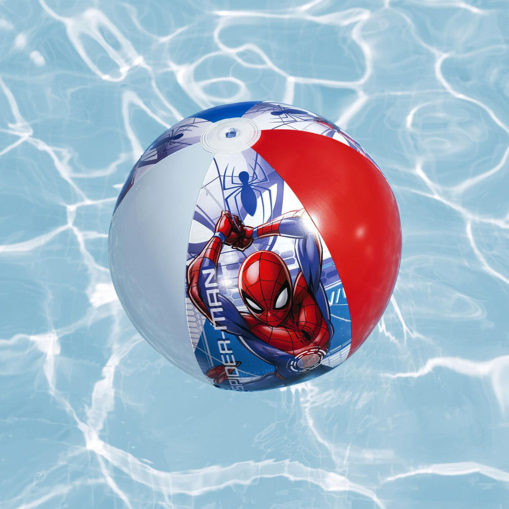 Bestway Marvel Spider-Man piepūšamā pludmales bumba 51 cm bērniem rotaļām baseinā