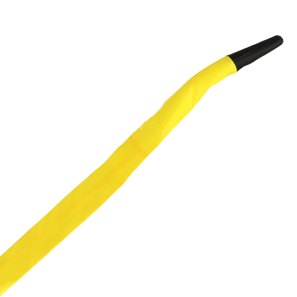 Dzeltena rotaļu ugunsdzēsēja šļūtene ar melnu uzgali