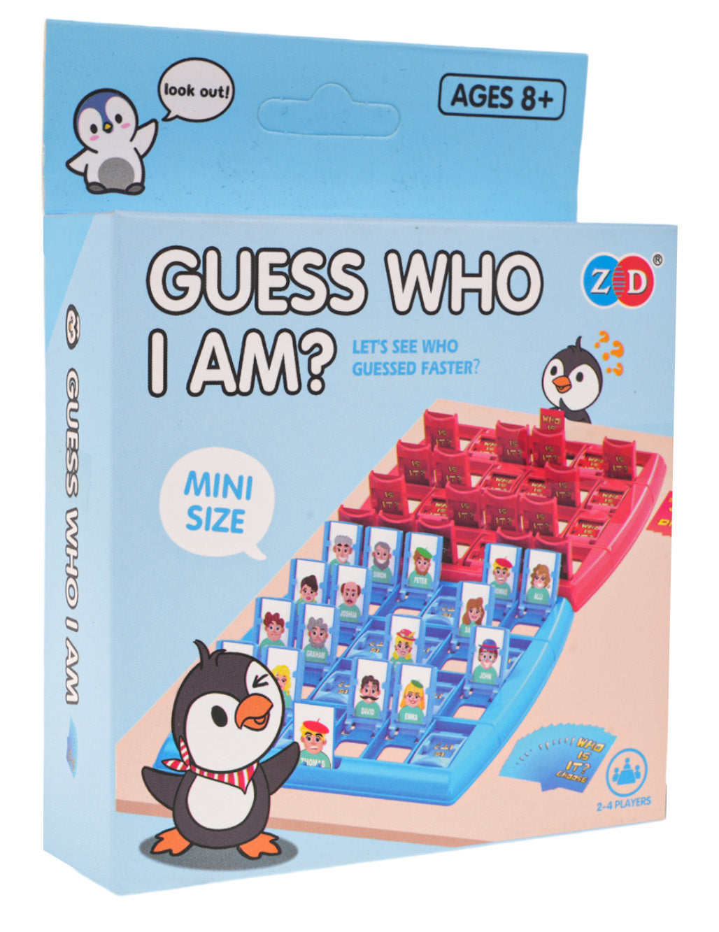 Galda spēle Guess Who I Am mini izmērā iepakojumā