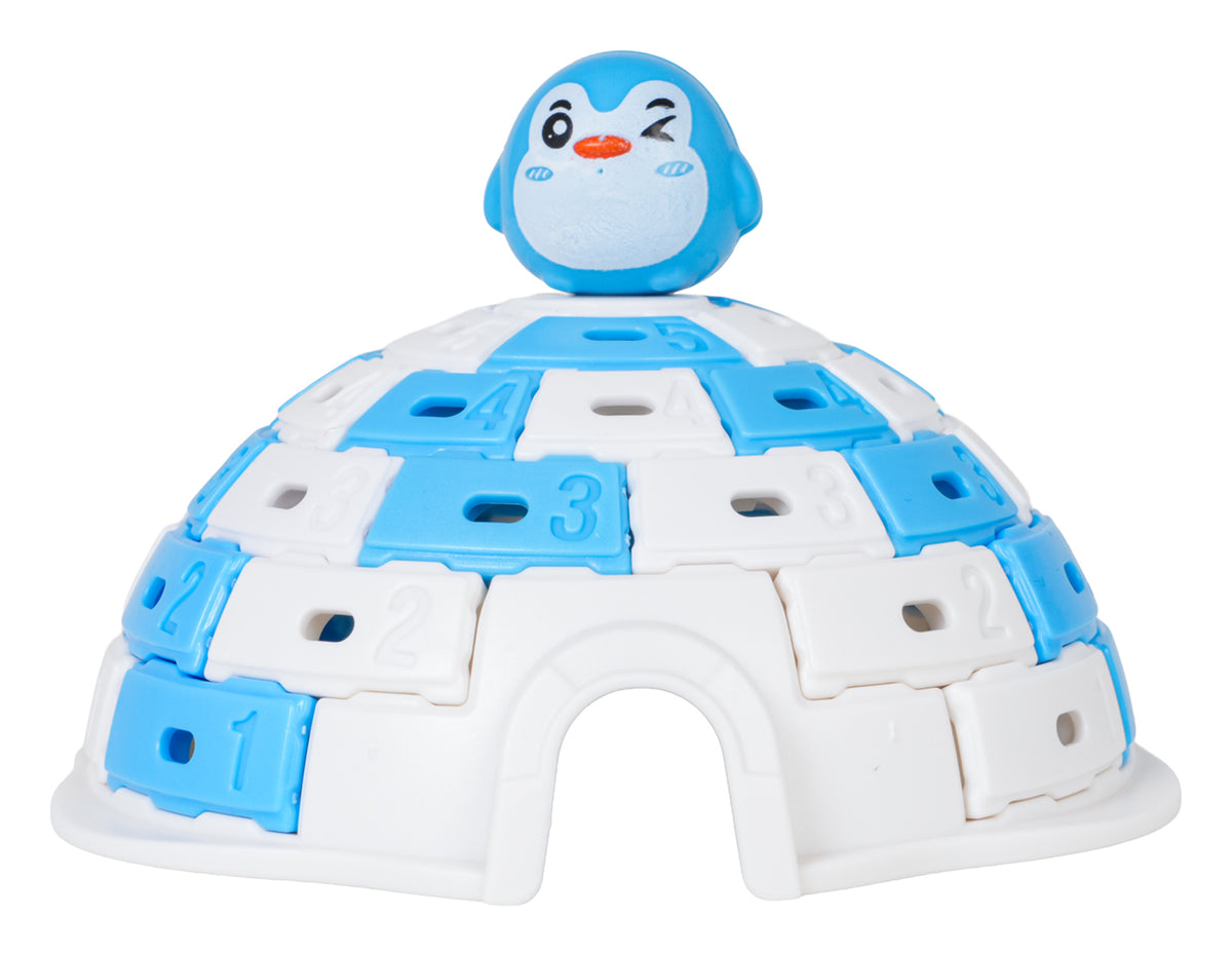 Galda spēle Snow House Adventure ledus mājiņa ar pingvīnu