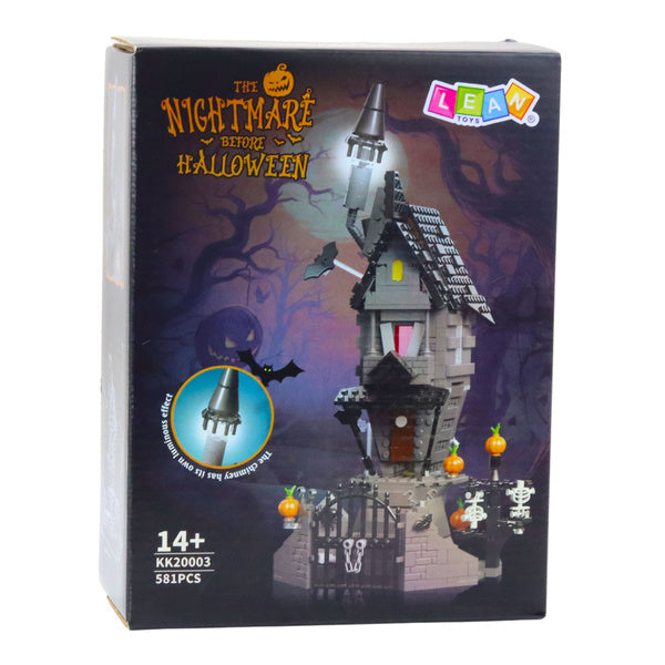 Halloween spoku mājas celtniecības komplekta kaste ar 581 detaļu rotaļlietām