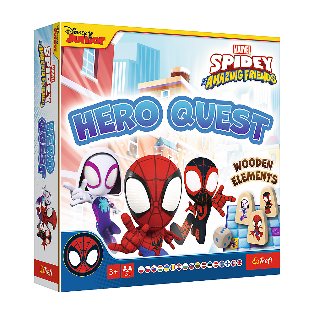 Hero Quest Spidey galda spēle bērniem oriģinālajā iepakojumā