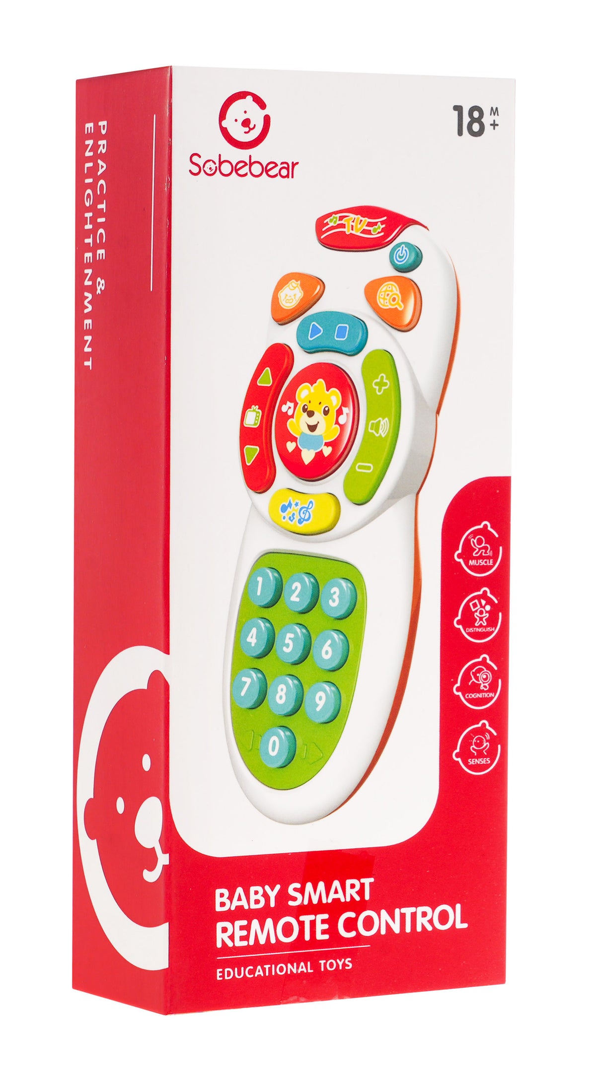 Interaktīvā rotaļu TV pults bērniem Baby Smart Remote Control, 18m+, iepakojumā