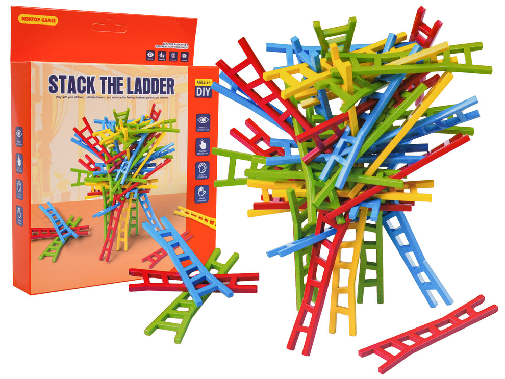 Stack Men Stack Ladder Kāpņu torņa spēle “Stack the Ladder” (3+) – MiniSmaidiņš