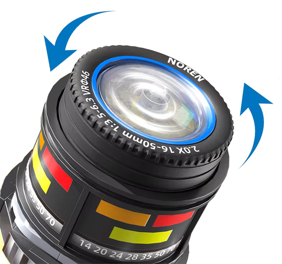Konstruktors fotoaparāts MRX-320 ar grozāmu objektīvu