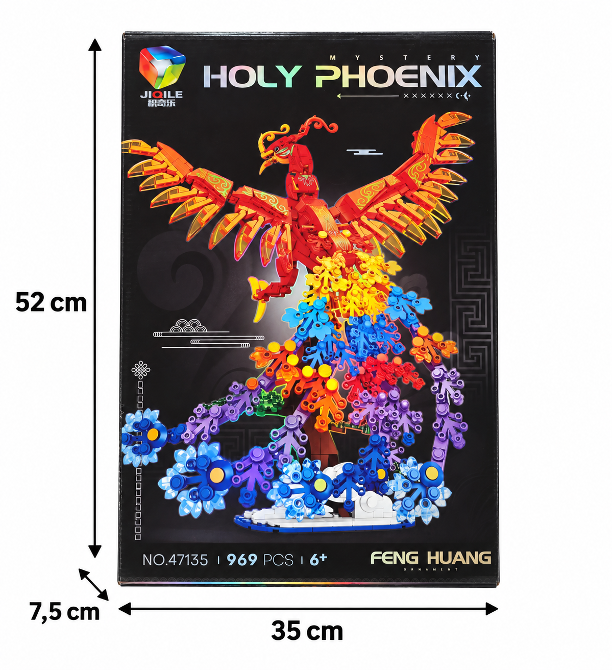 Konstruktors Fēnikss “Holy Phoenix”, 969 detaļas, iepakojuma izmēri 52 × 35 × 7,5 cm