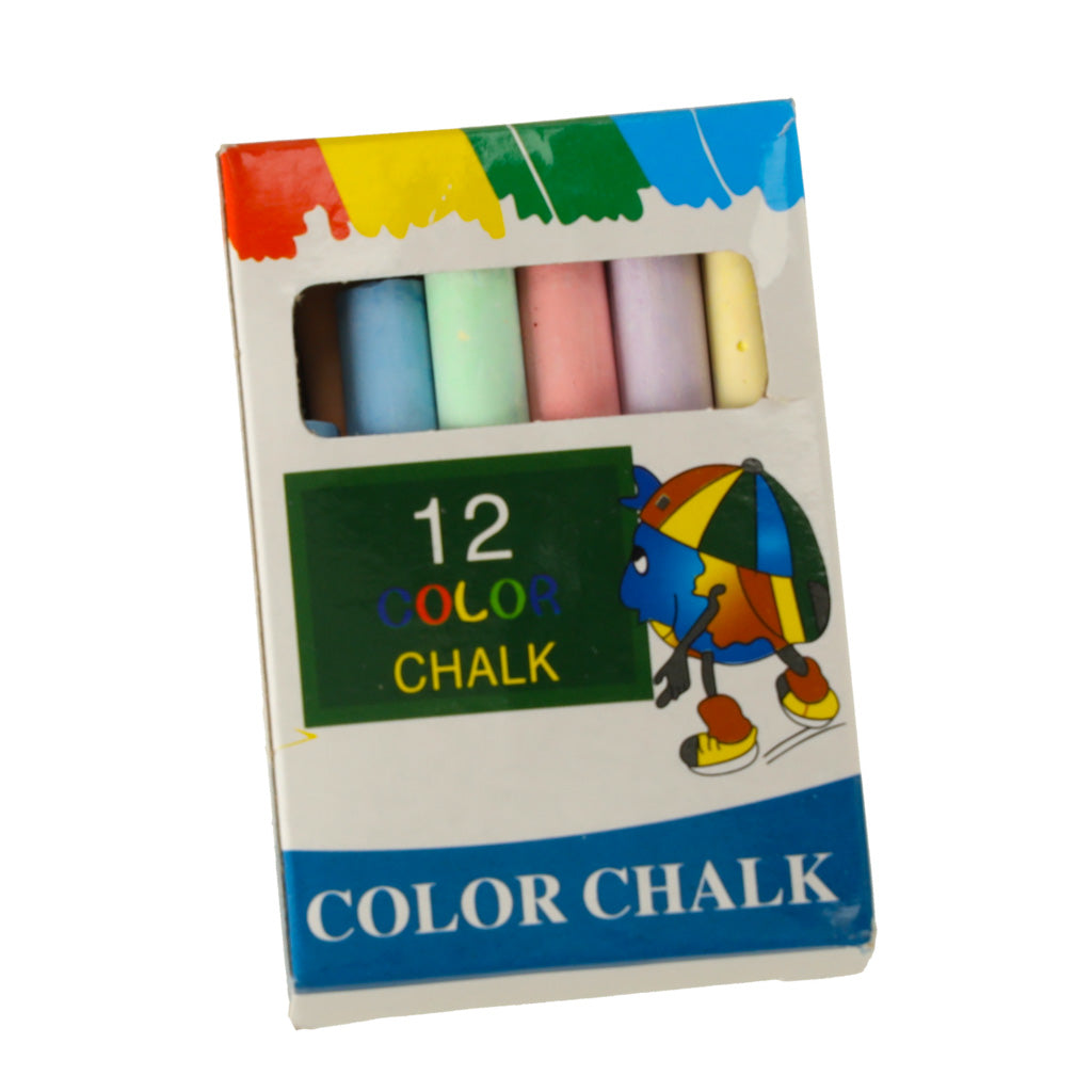 krāsainās krītiņi 12 gab. kastītē