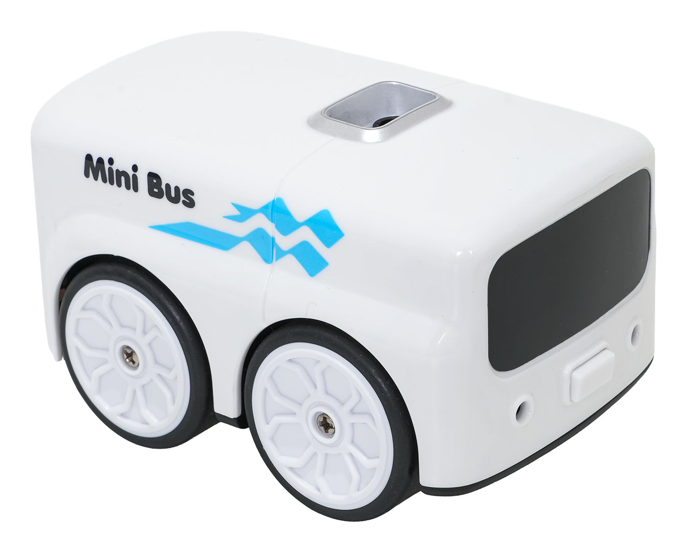 “Magic Mini Bus” tālvadības autobuss, balts (skats no sāna)