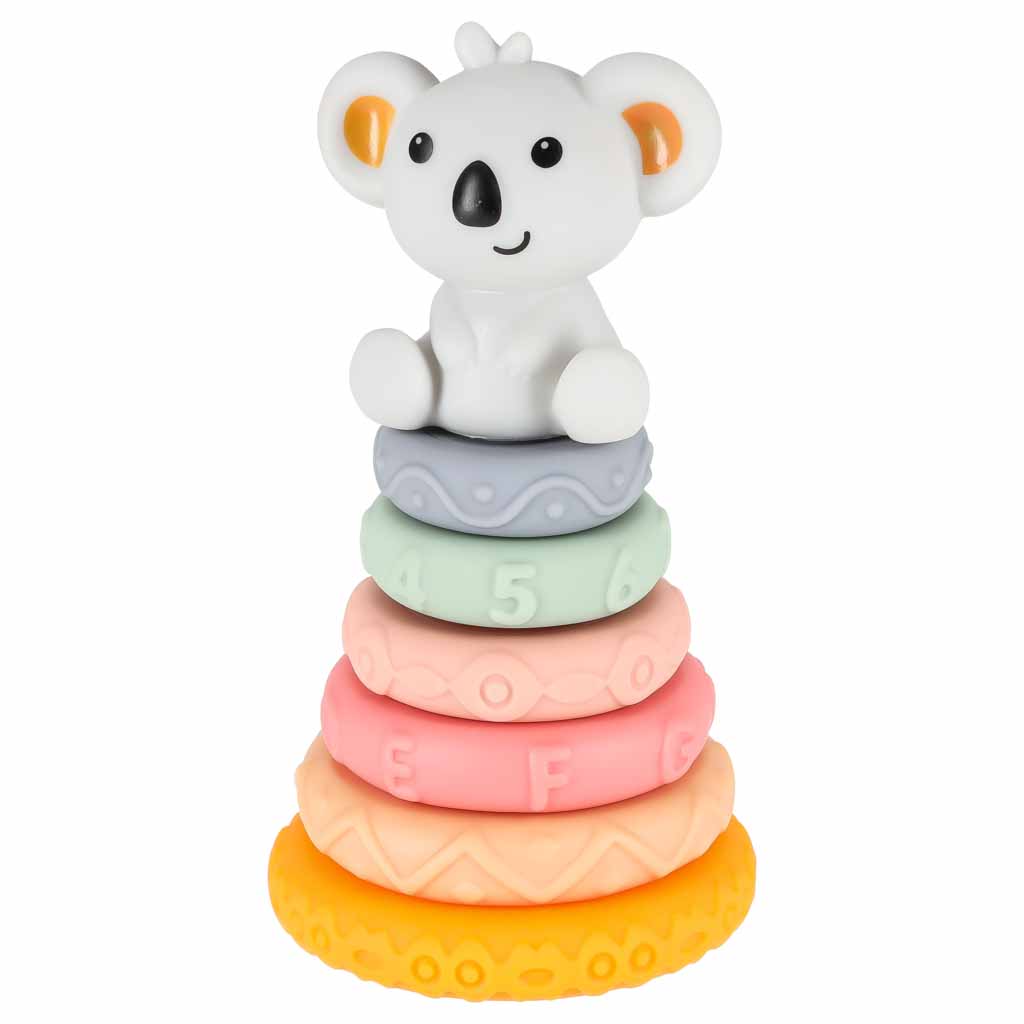 Mīksta sensorā piramīda ar koalas figūriņu