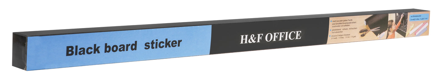 Pašlīmējošās tāfeles iepakojums ar krītu komplektu