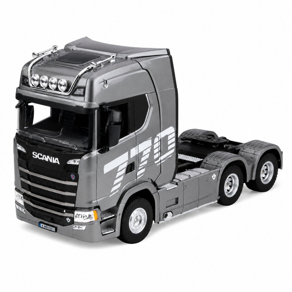 Pelēks HUINA 1501 Scania RC vilcējs 1:18