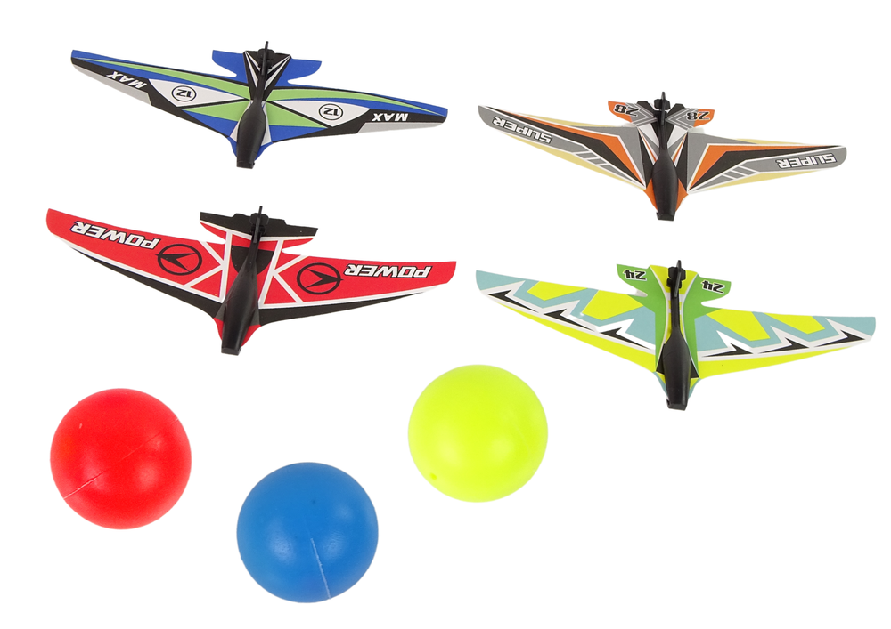 LIDMAŠĪNU PALAIŠANAS KOMPLEKTS 2-IN-1 AR BUMBIŅĀM (4 LIDMAŠĪNAS)