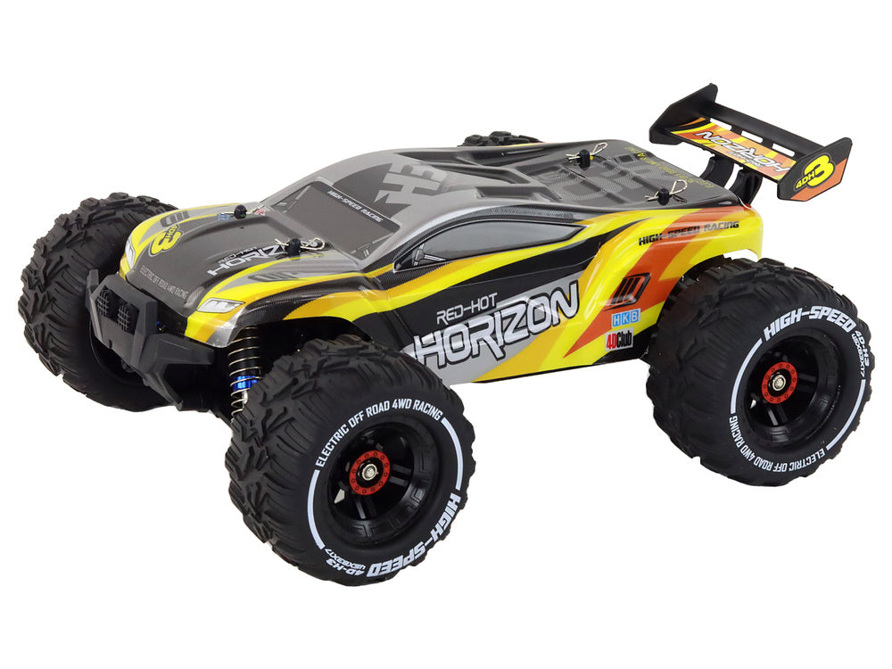 Rabbits RC bezceļu auto 4WD (dzeltens) 2.4GHz – līdz 30 km/h, 1400 mAh (14+)