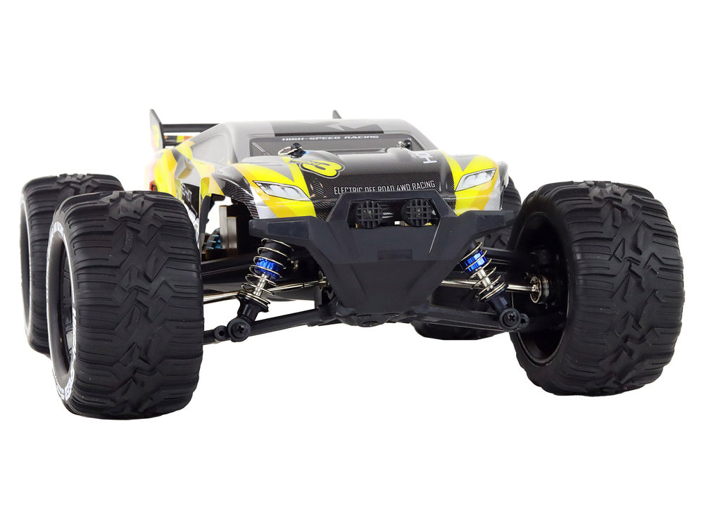 Rabbits RC bezceļu auto 4WD (dzeltens) 2.4GHz – līdz 30 km/h, 1400 mAh (14+)