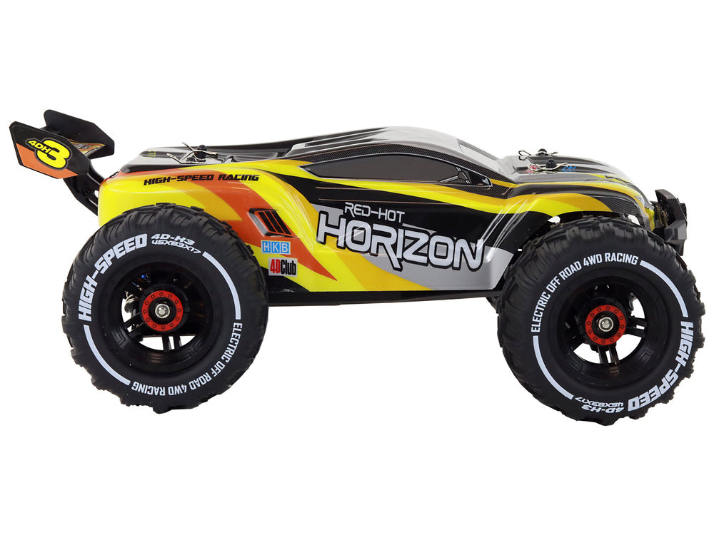 Rabbits RC bezceļu auto 4WD (dzeltens) 2.4GHz – līdz 30 km/h, 1400 mAh (14+)