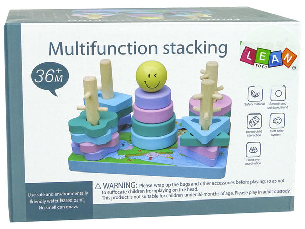 Formu šķirotājs “Jūras pasaule” ar krāsainiem klucīšiem un pērlīšu labirintu (36m+)