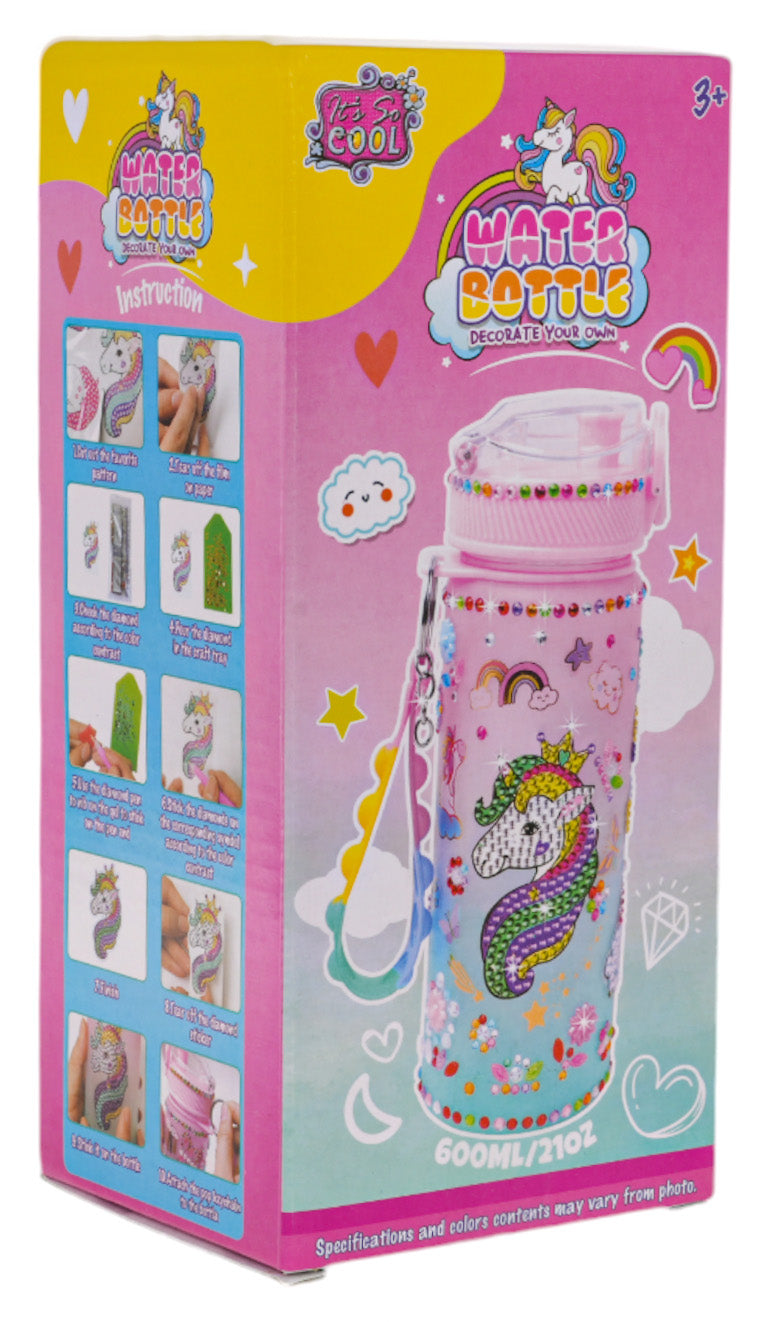 Ūdens pudele Unicorn + aksesuāri, 600 ml