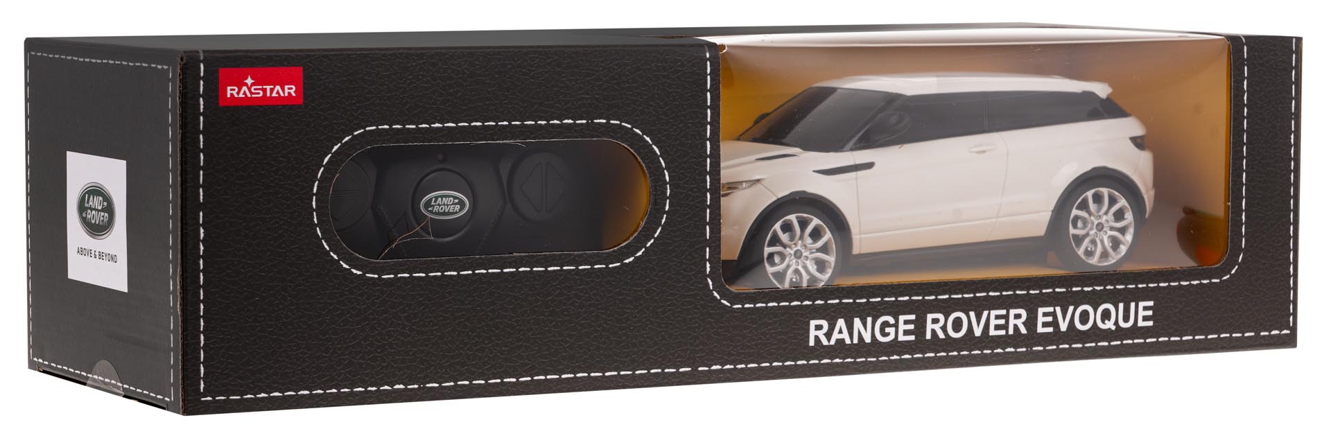 RASTAR Range Rover Evoque 1:24 tālvadības auto baltā krāsā iepakojumā